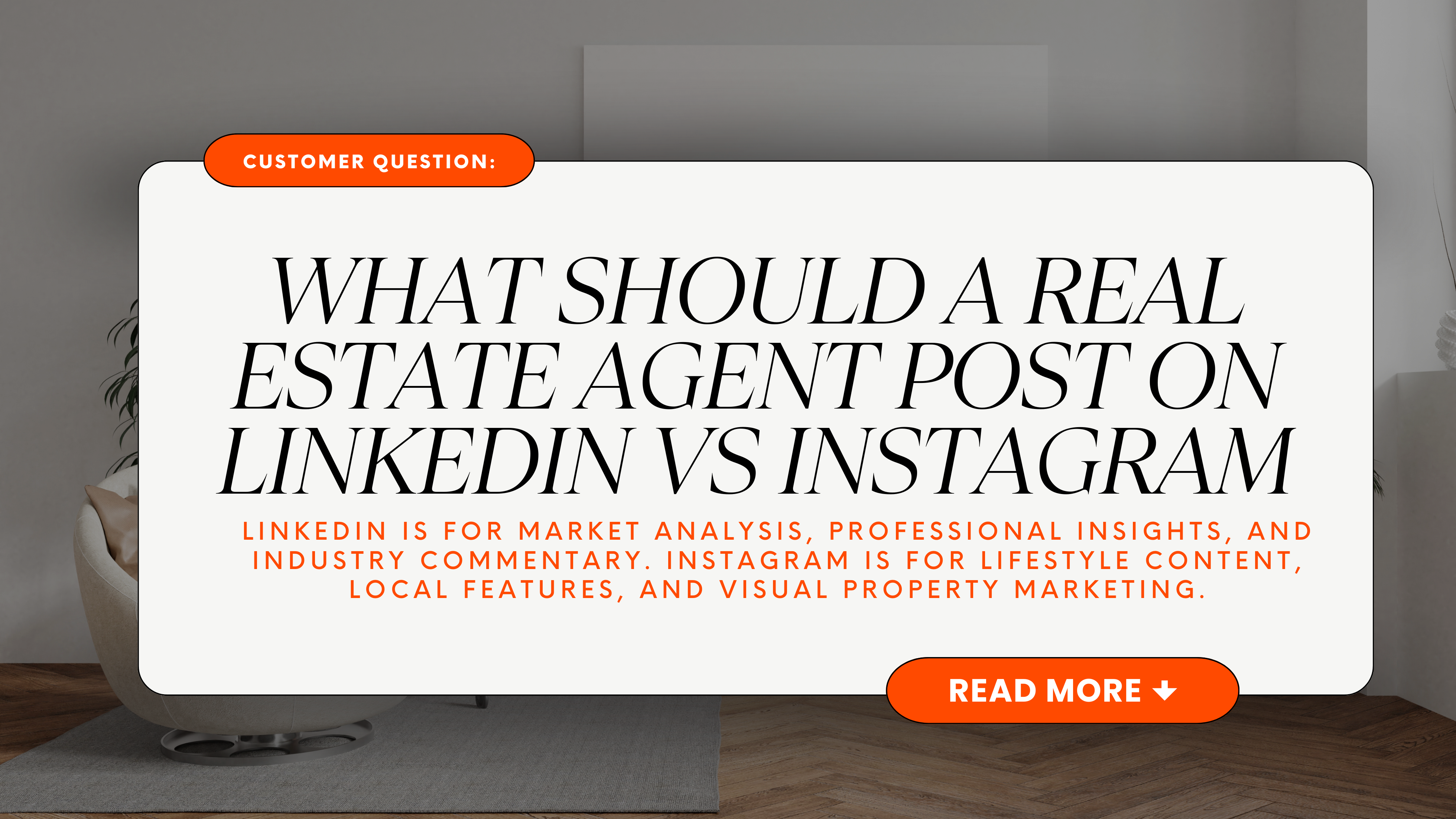 What Should a Real Estate Agent Post on LinkedIn vs Instagram?