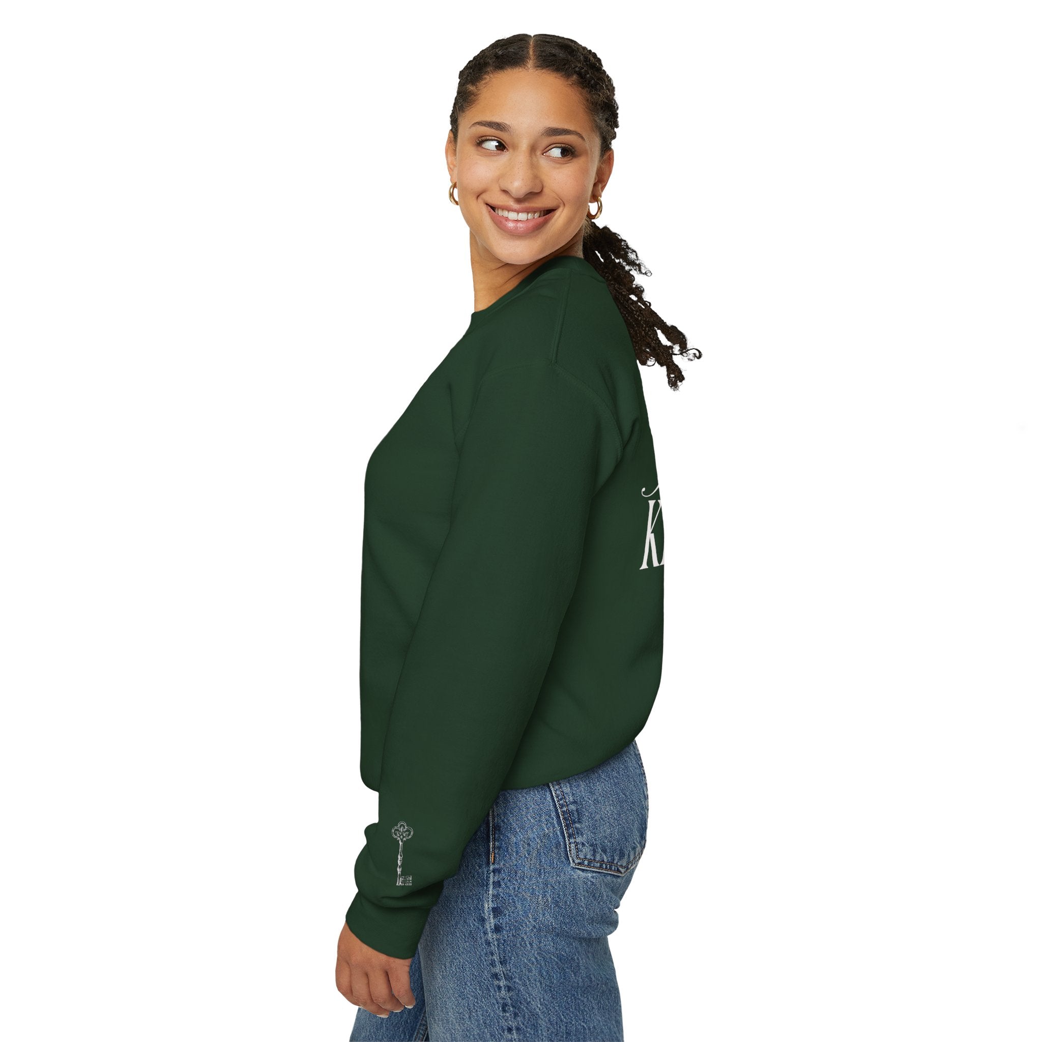 Key Club Vintage Key Crewneck Sweatshirt With Sleeves