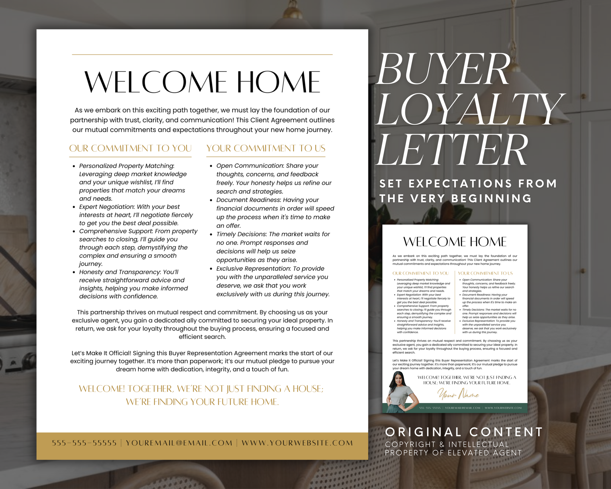Buyer Loyalty Agreement - Exclusive Design Style – Elevated Agent