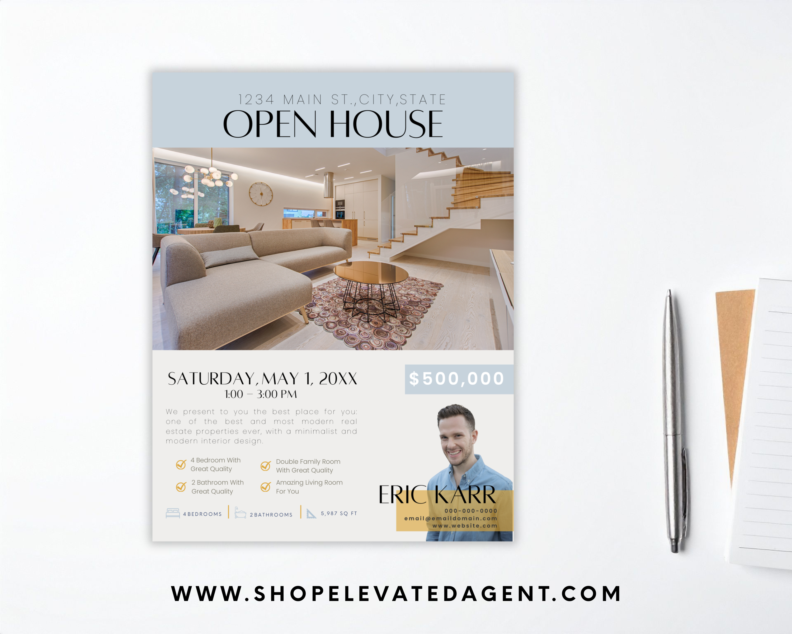 Real Estate Property Flyer - Exclusive Design Style