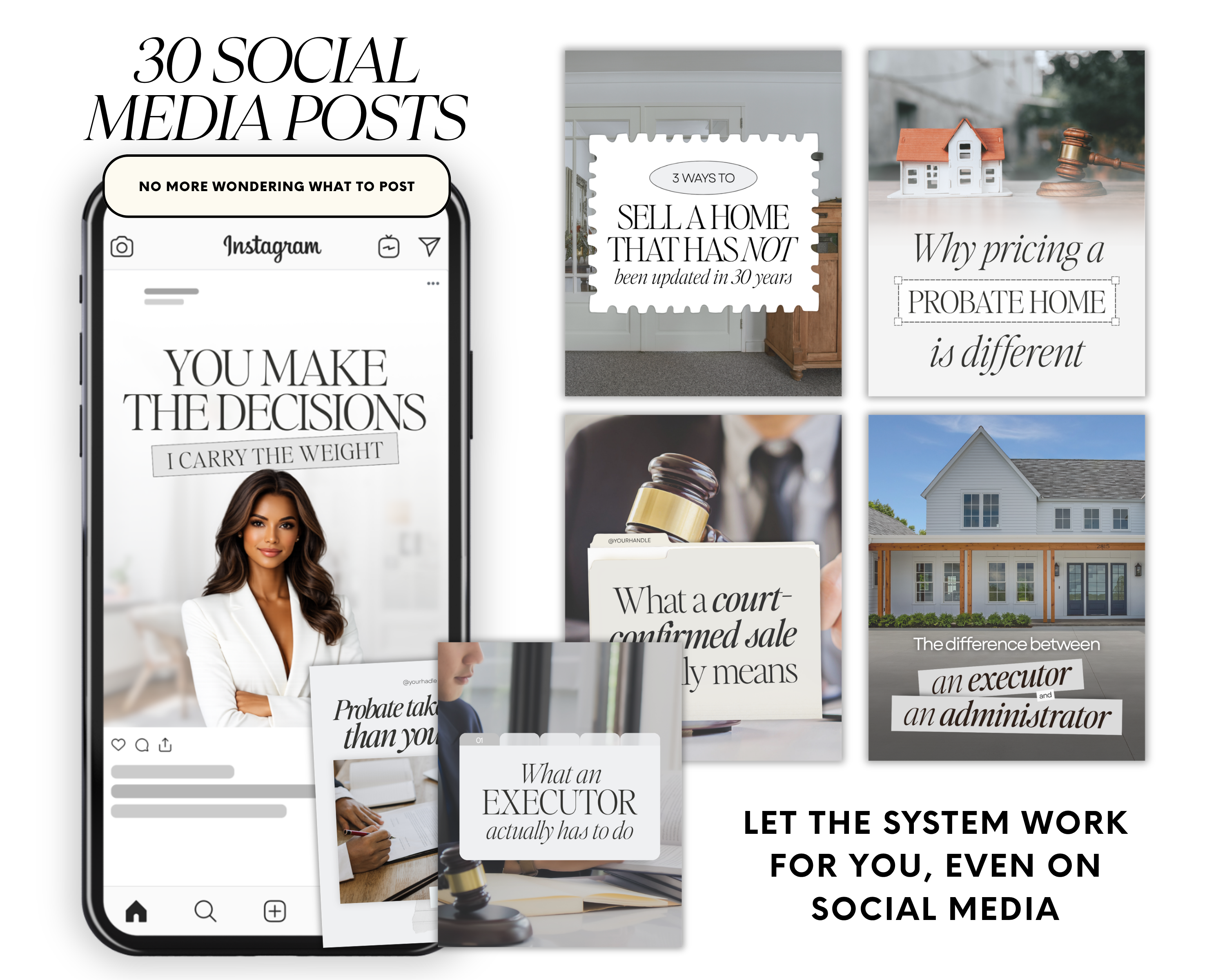Real Estate Probate Marketing System