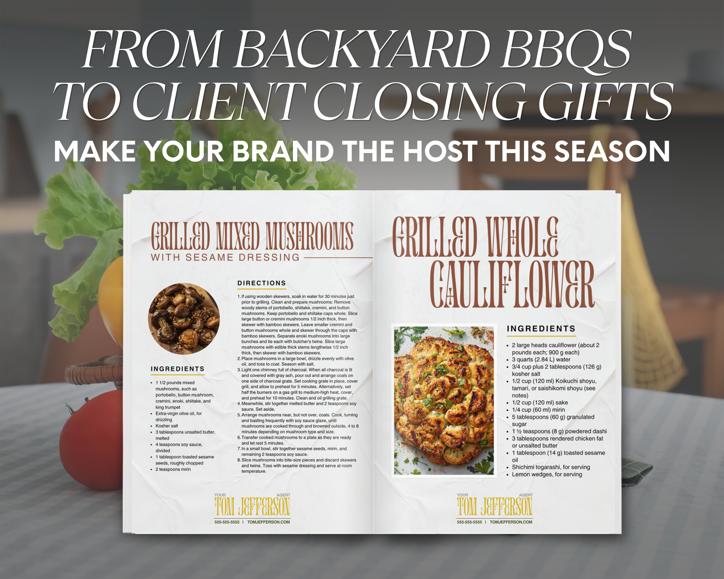 Grilling Cookbook Template