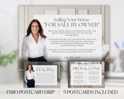 FSBO Postcard Drip - Peaceful Design Style