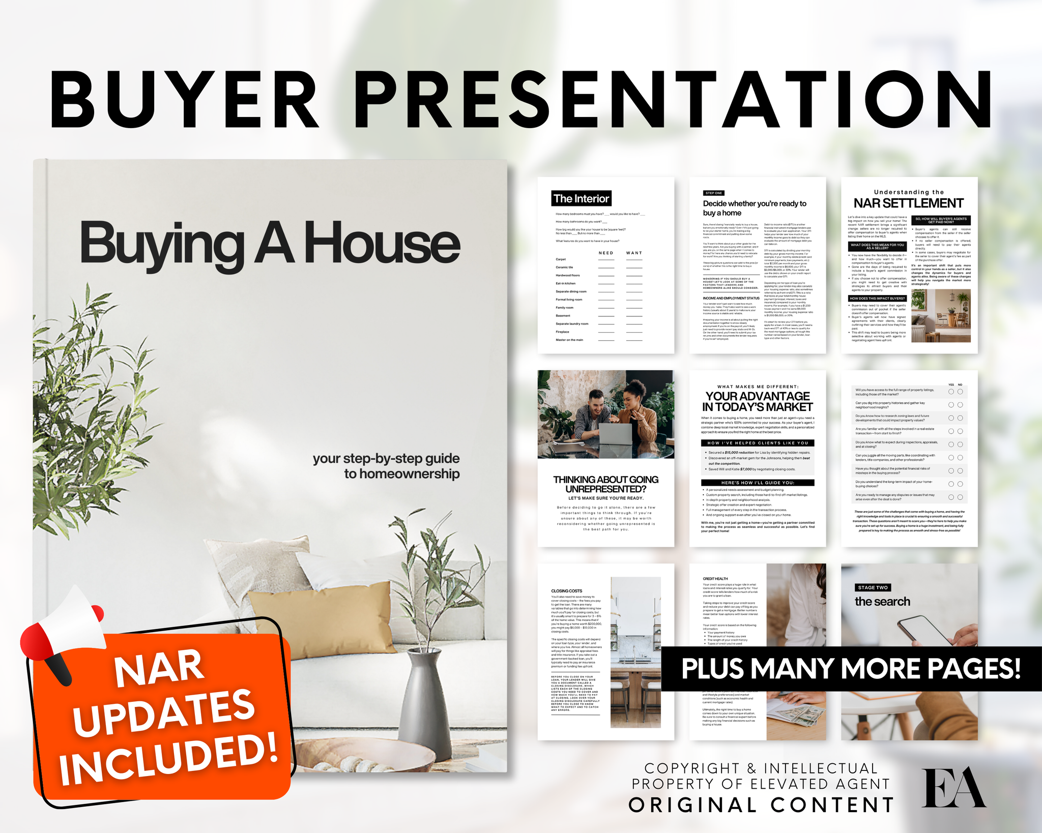 Buyer's Presentation Real Estate Template – Elevated Agent