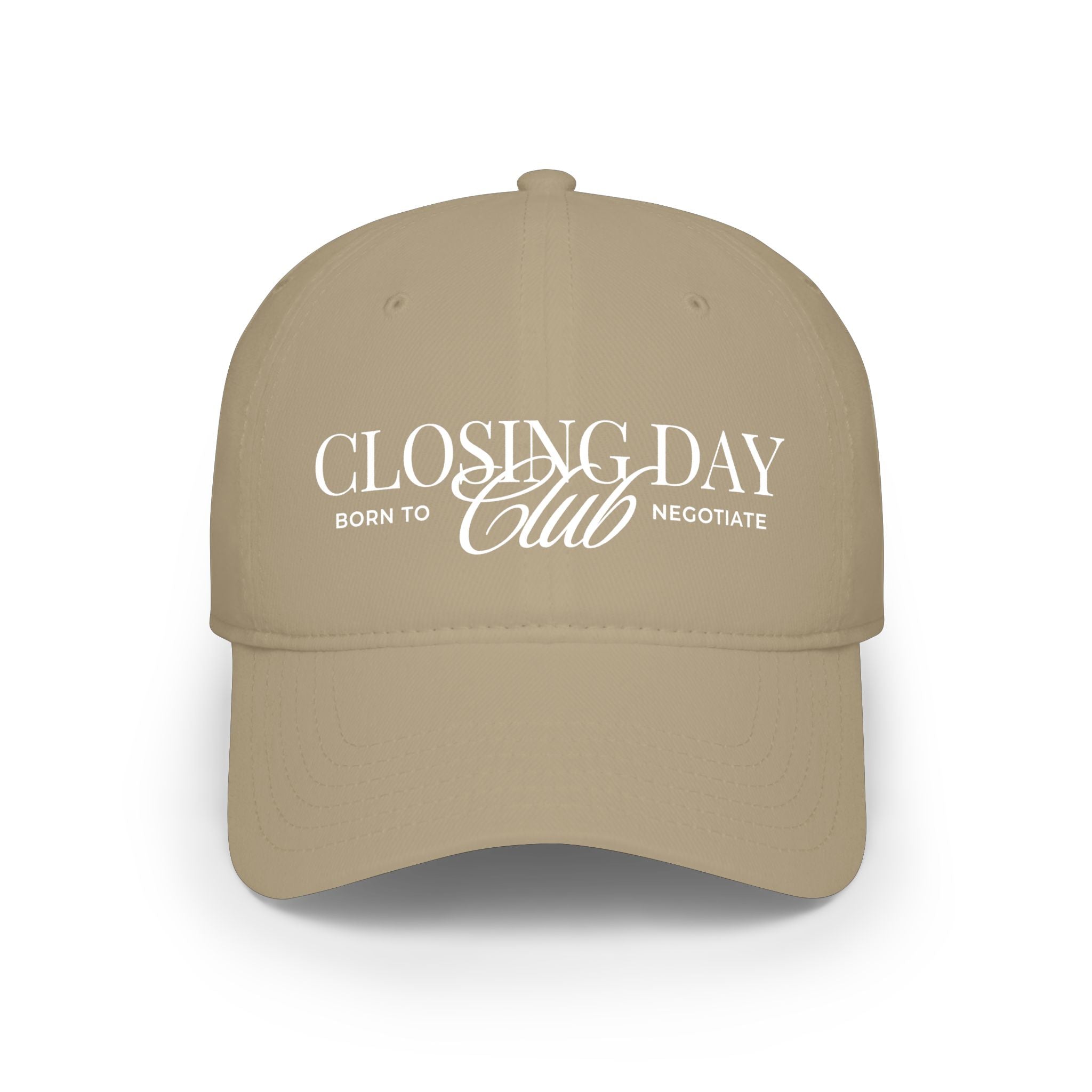 Closing Day Club Cap - Born to Negotiate