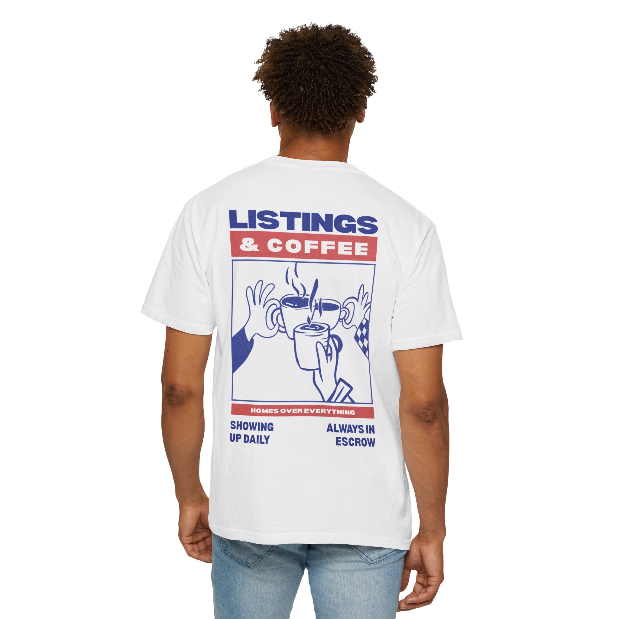 Listings & Coffee Tee