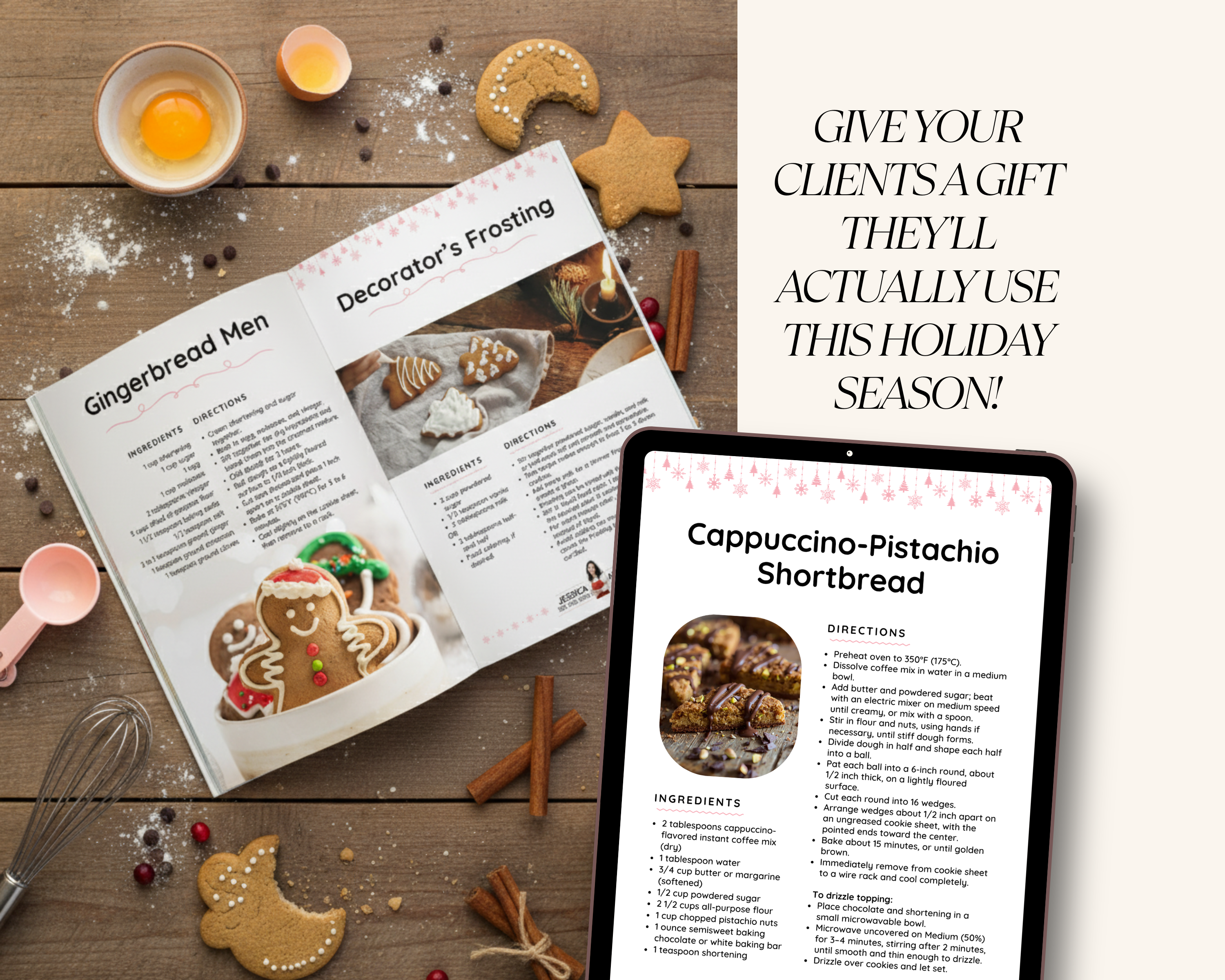 Holiday Cookie Cookbook Template