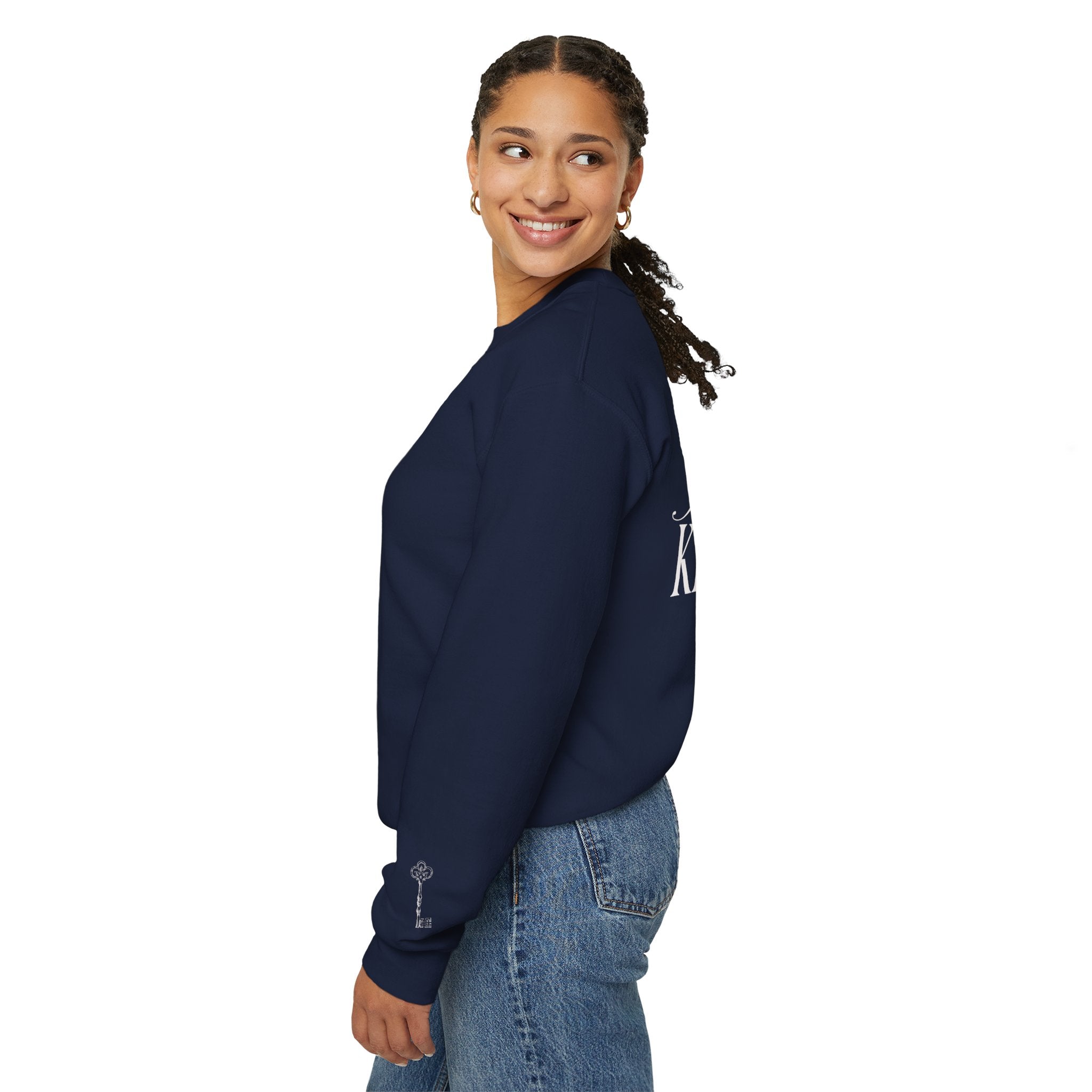 Key Club Vintage Key Crewneck Sweatshirt With Sleeves