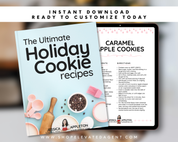 Holiday Cookie Cookbook Template