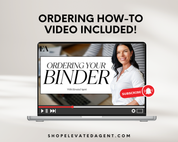 Listing Inspections Binder - Peaceful Design Style