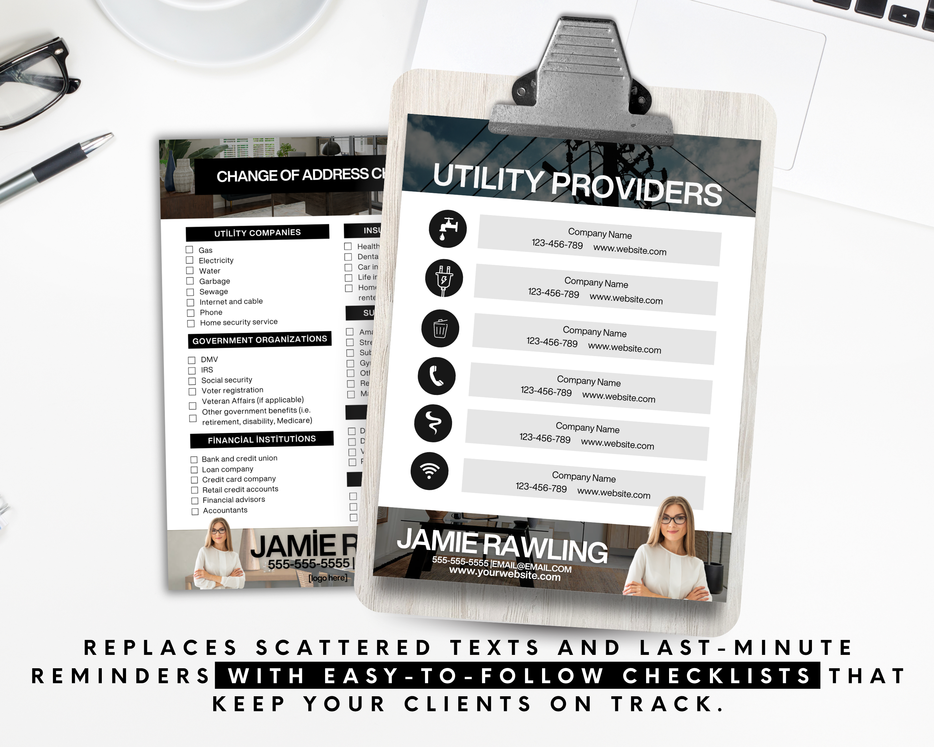 Real Estate Checklist Bundle - Classic Design Style