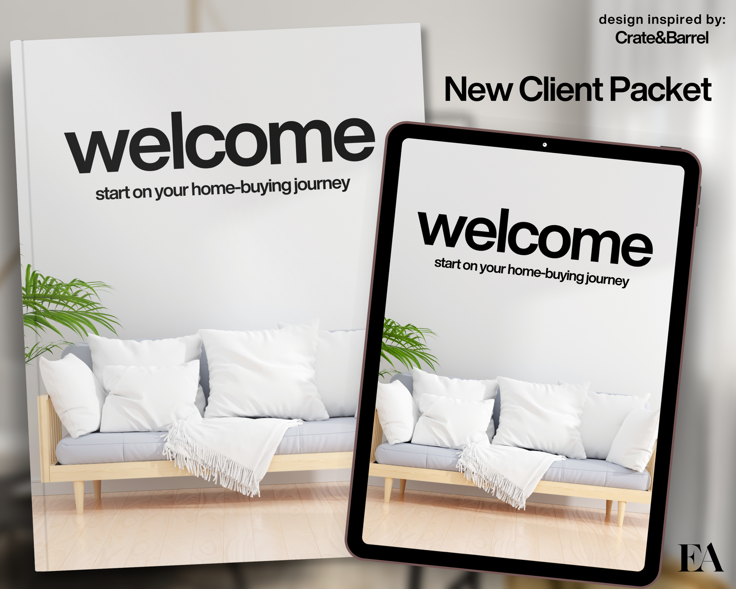 realtor new client,real estate onboard,client intake form,client welcome guide,home buyer guide,home buyer packet,home seller guide,home seller packet,new client onboard,new client packet,real estate client,real estate packet,welcome packet