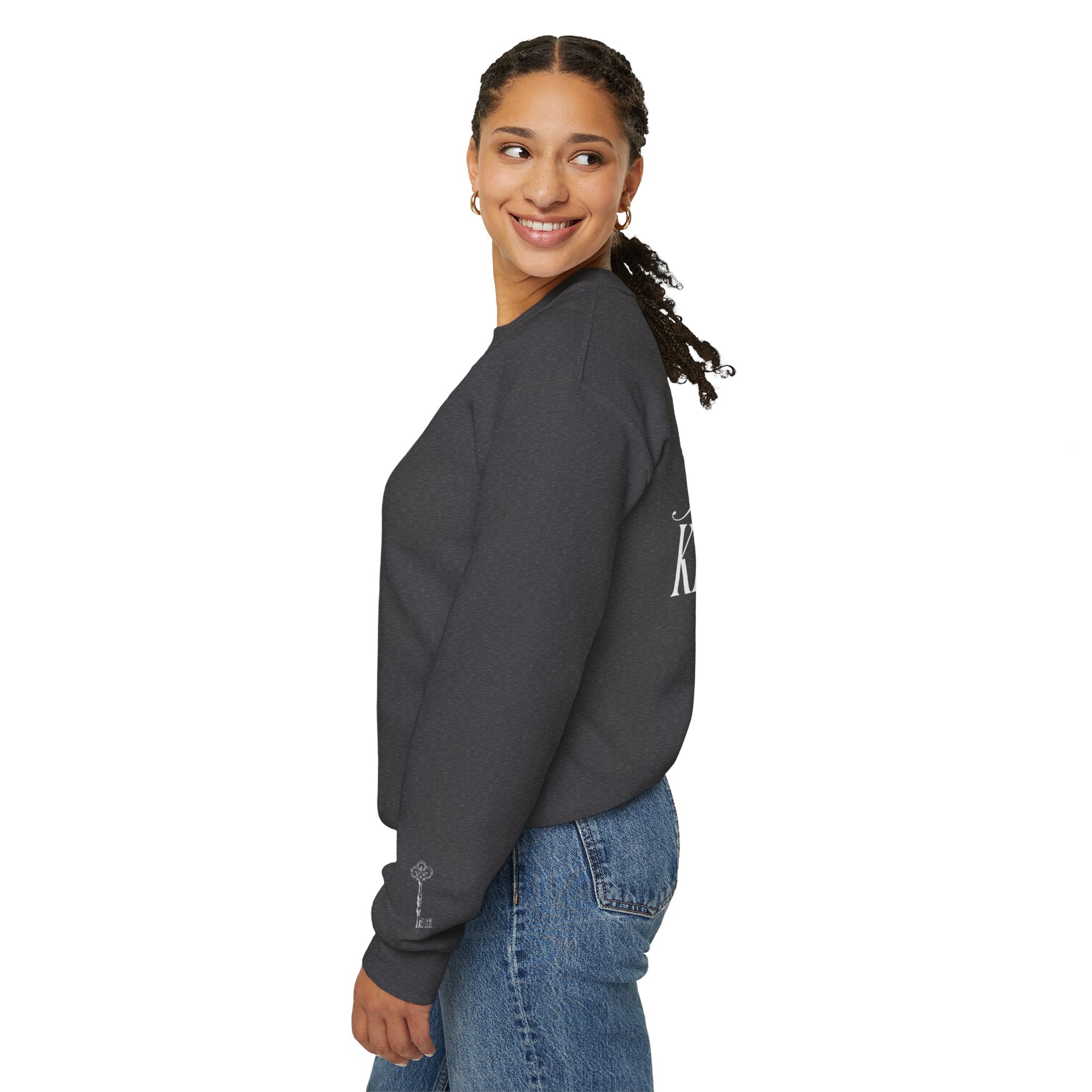 Key Club Vintage Key Crewneck Sweatshirt With Sleeves