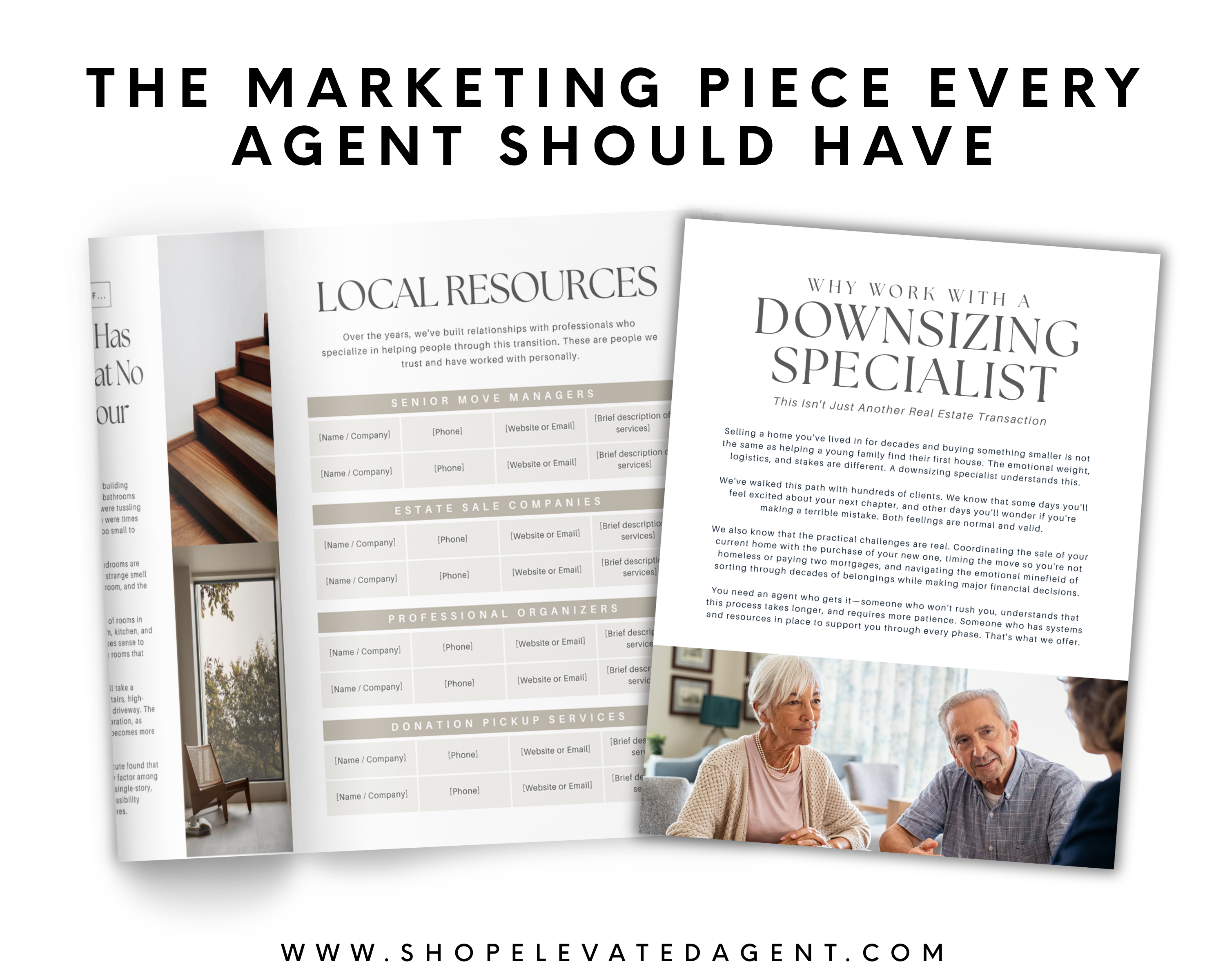 Downsizing Guide - Peaceful Design Style - Real Estate Templates