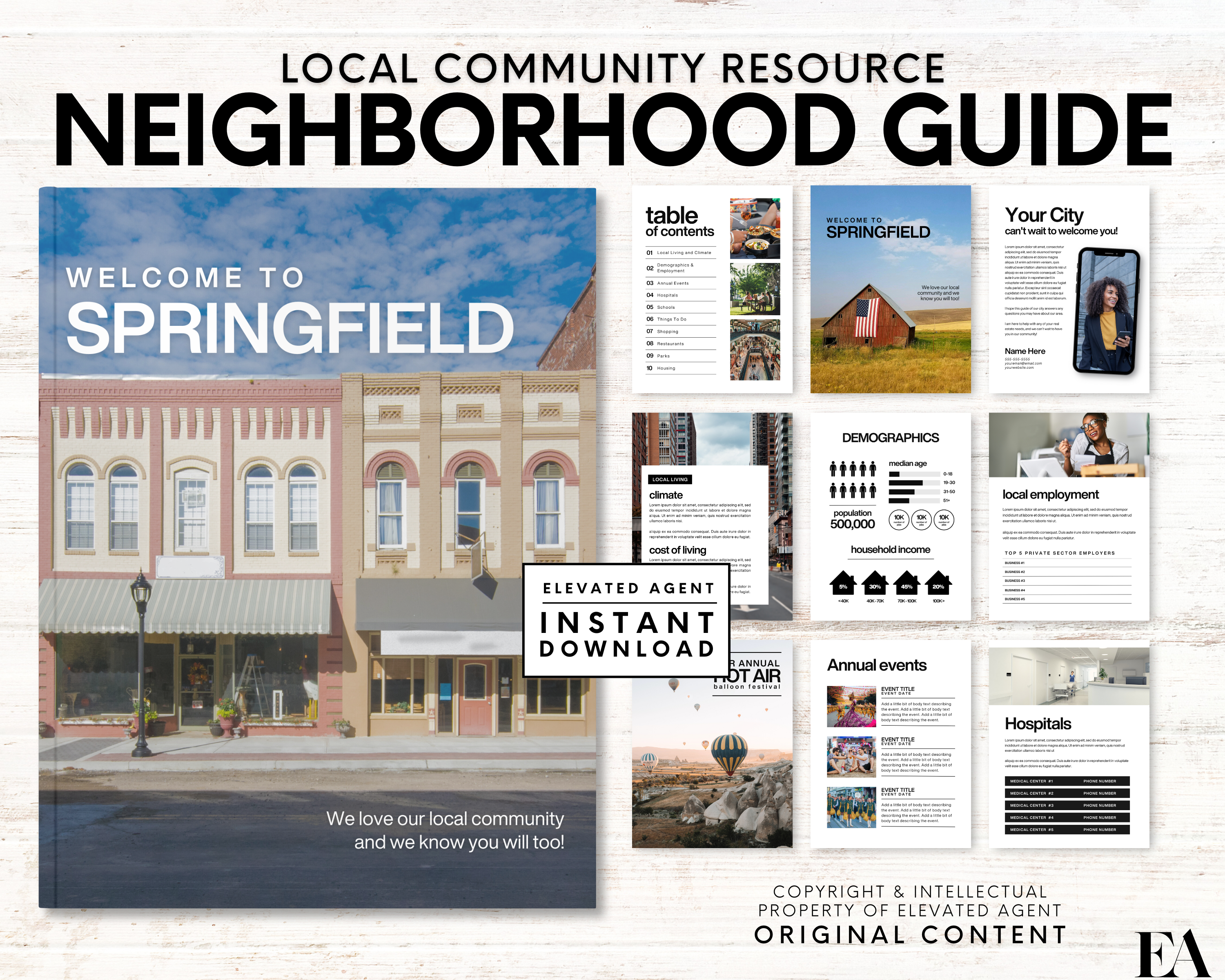 Community Guide Examples Community Guide - Classic Design Style – Elevated Agent