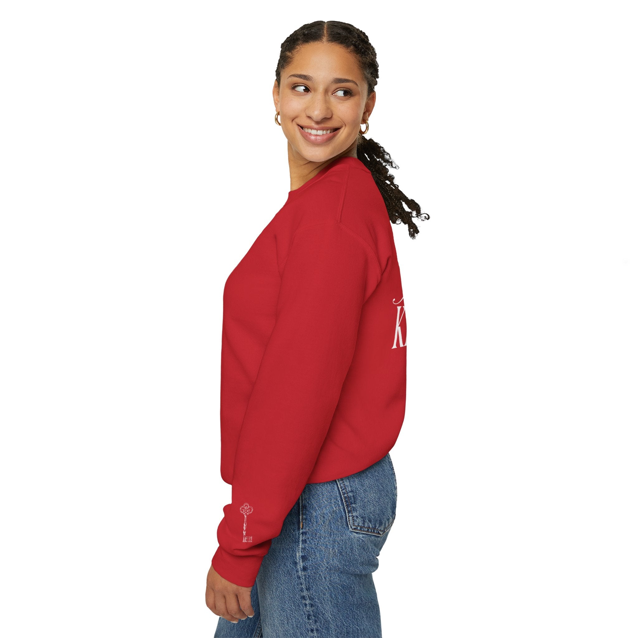 Key Club Vintage Key Crewneck Sweatshirt With Sleeves