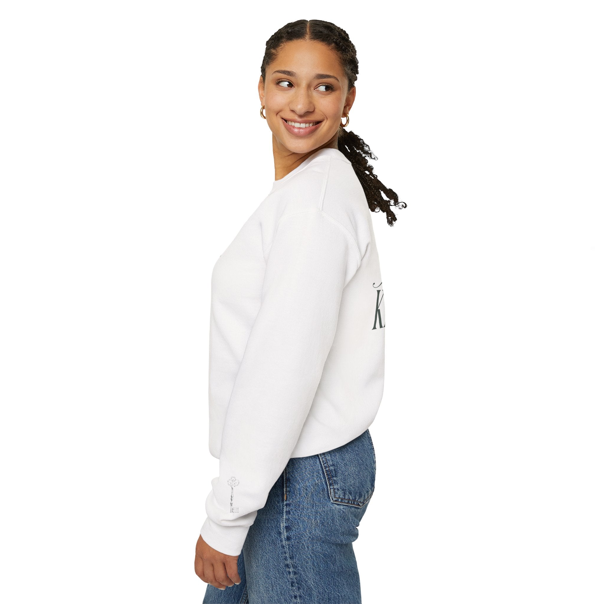 Key Club Vintage Key Crewneck Sweatshirt With Sleeves