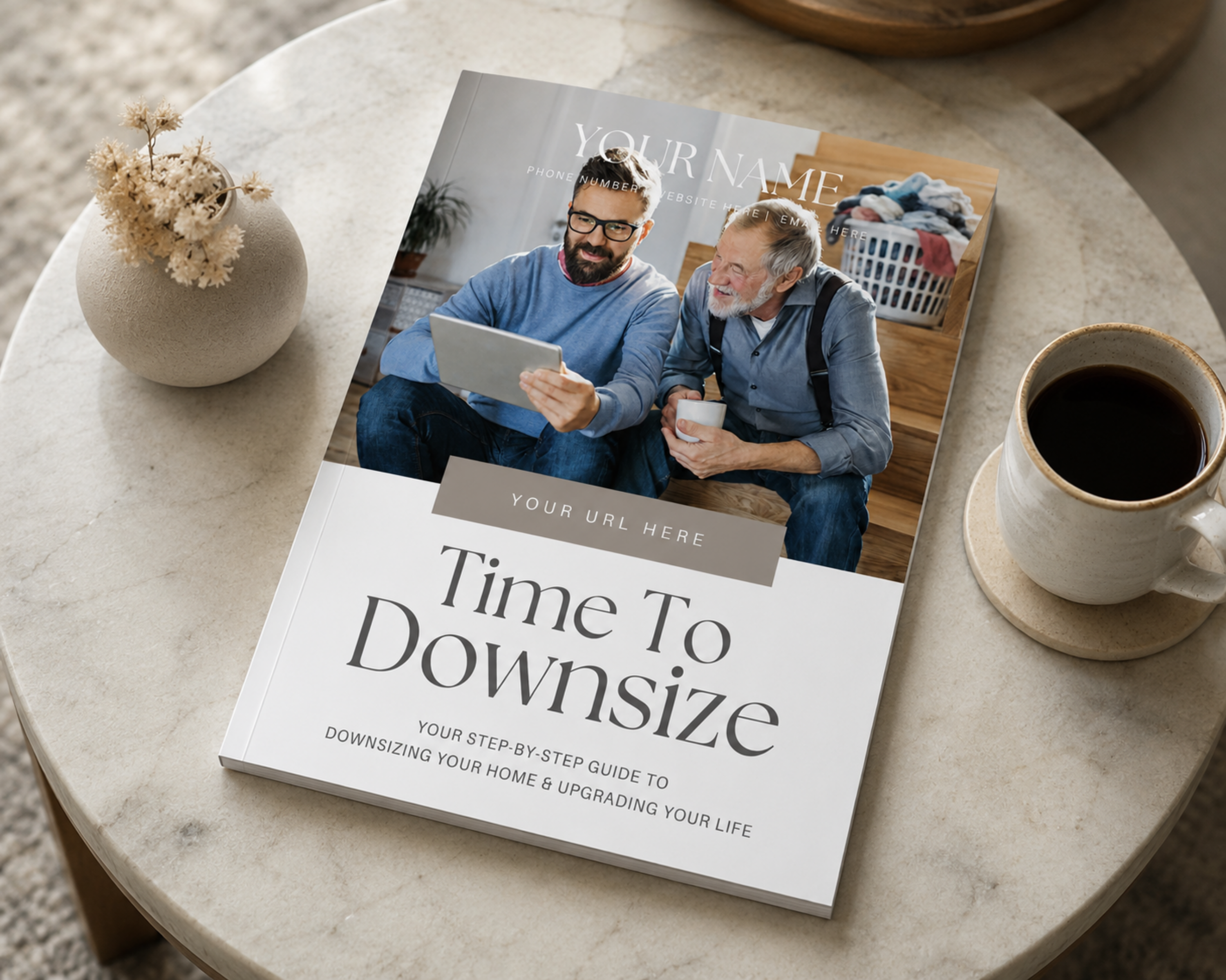Downsizing Guide - Peaceful Design Style - Real Estate Templates