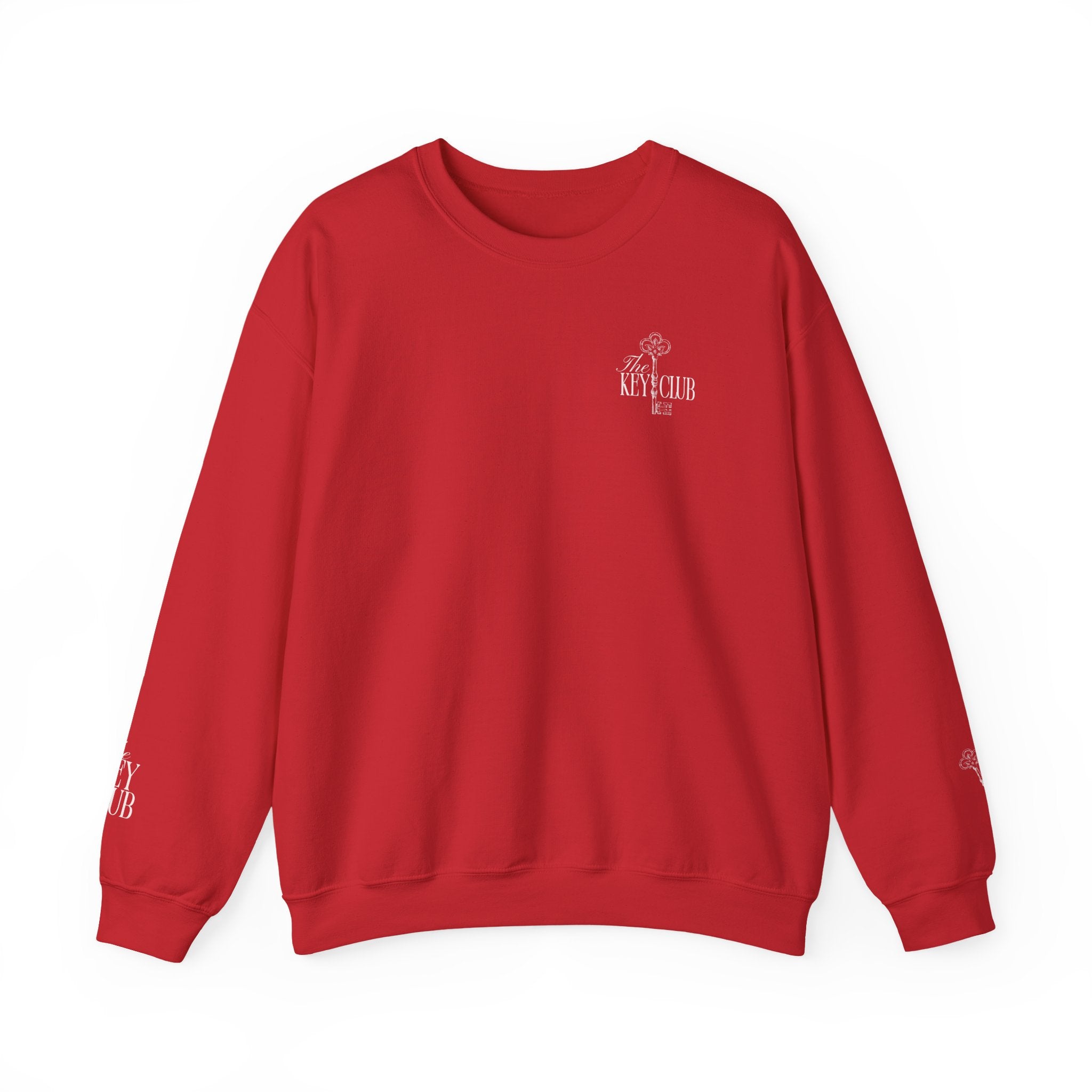 Key Club Vintage Key Crewneck Sweatshirt With Sleeves