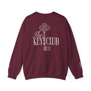 Key Club Vintage Key Crewneck Sweatshirt With Sleeves