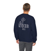 Key Club Vintage Key Crewneck Sweatshirt With Sleeves