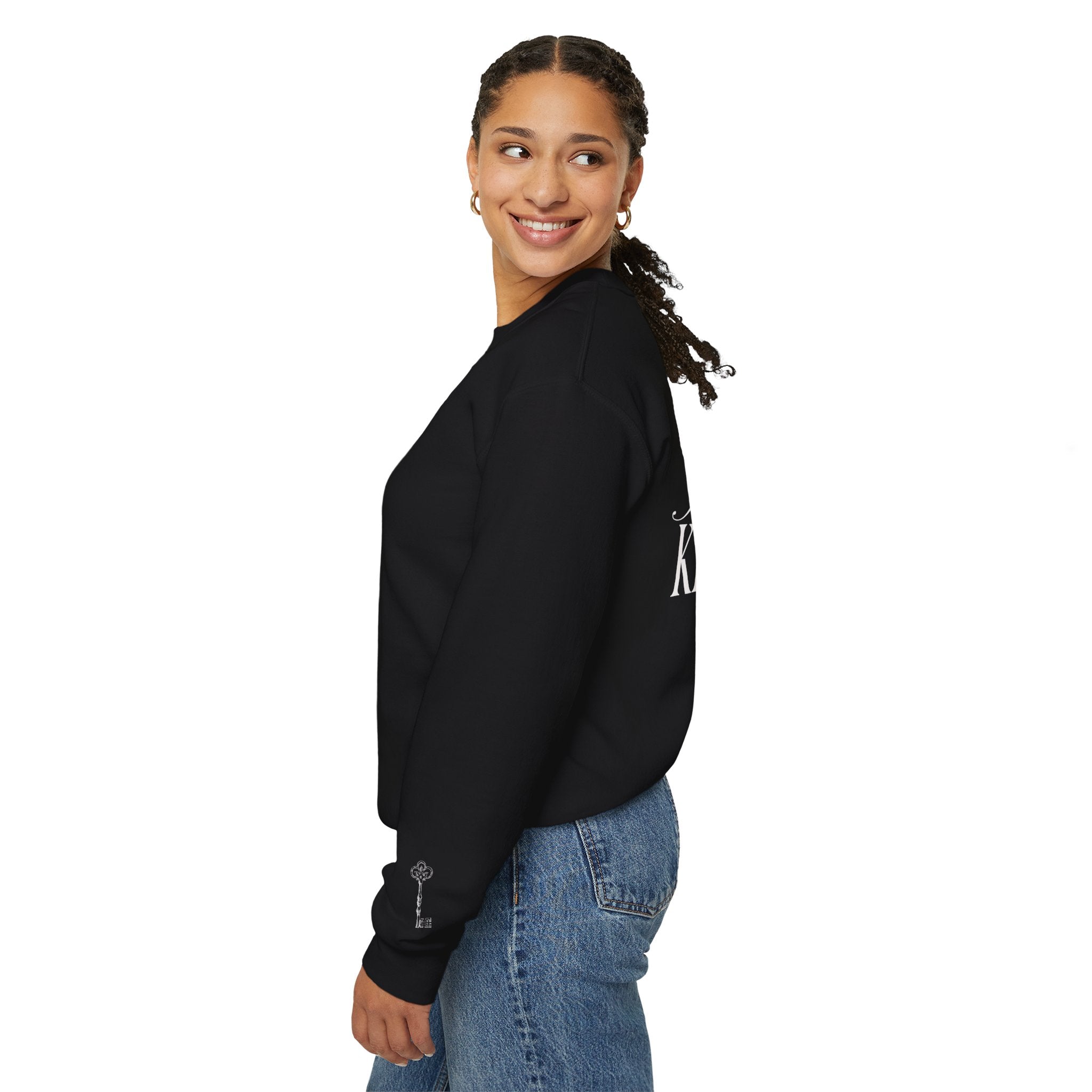 Key Club Vintage Key Crewneck Sweatshirt With Sleeves