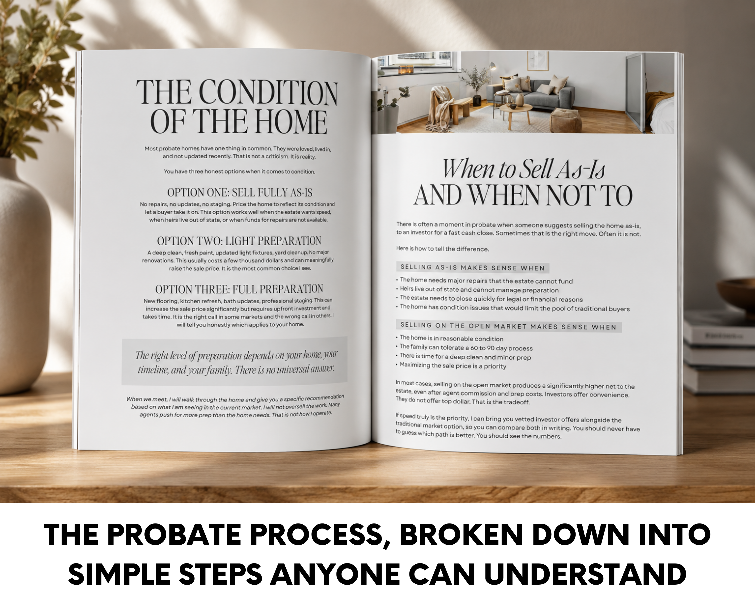 Real Estate Probate Marketing System