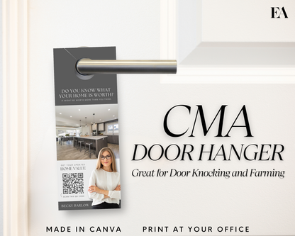 Real Estate Template – CMA Door Hanger