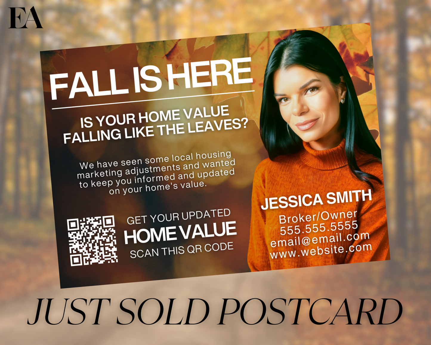 Real Estate Fall CMA Postcard