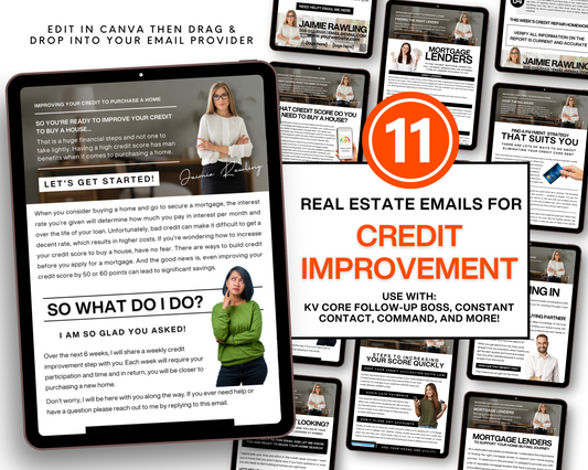 Improve Your Credit Score Emails - Classic Brand Style