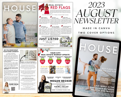 August 2023 Newsletter - Real Estate Marketing Templates