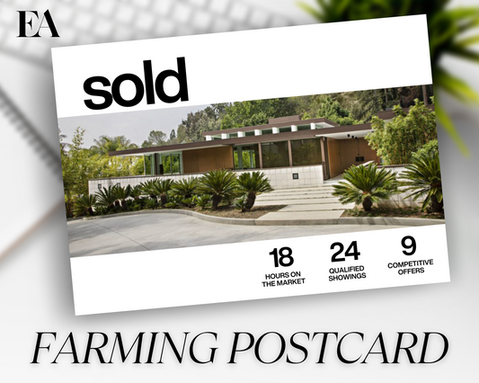 Just Sold Postcard for Real Estate Agents Just Sold Postcard Realtors Postcard Hello Neighbor Postcard Real Estate Farming Postcard Template