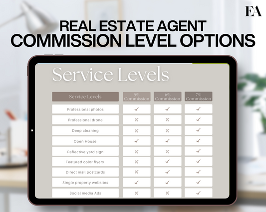 Real Estate Template Commission Sheet Template Real Estate Commission Sheets Realtor Listing Commission Presentation Real Estate Commission Form Realtor Flyer