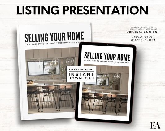 Real Estate Listing Presentation - Minimal Brand Style