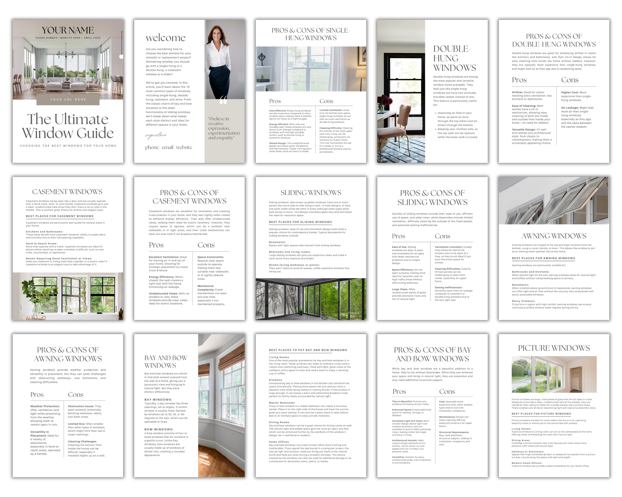 Model Window Guide Window Guide - Real Estate Template – Elevated Agent