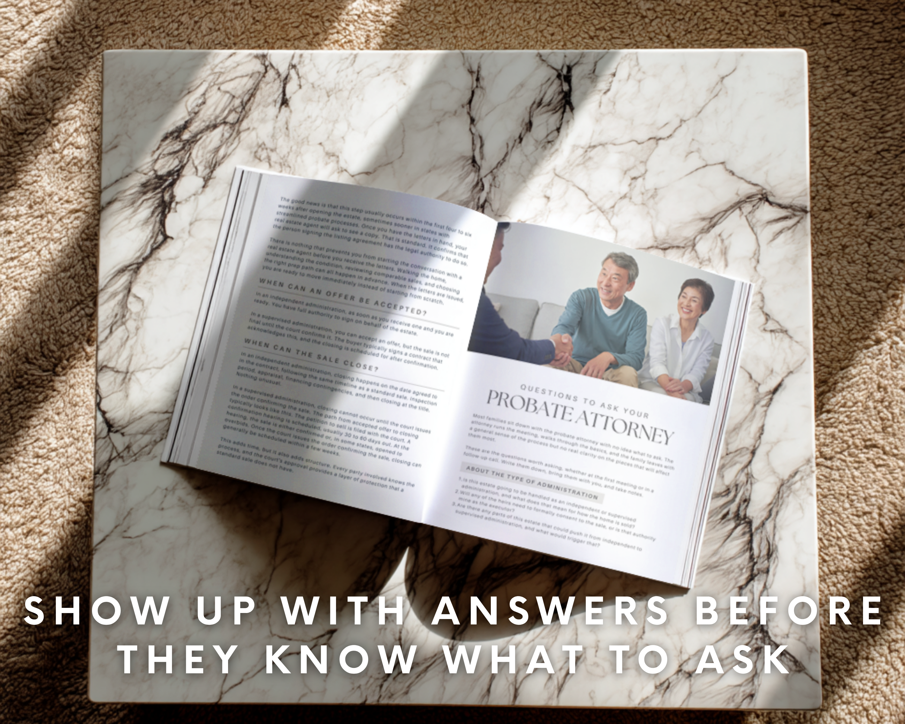 Probate Guide Template - Peaceful Design Style