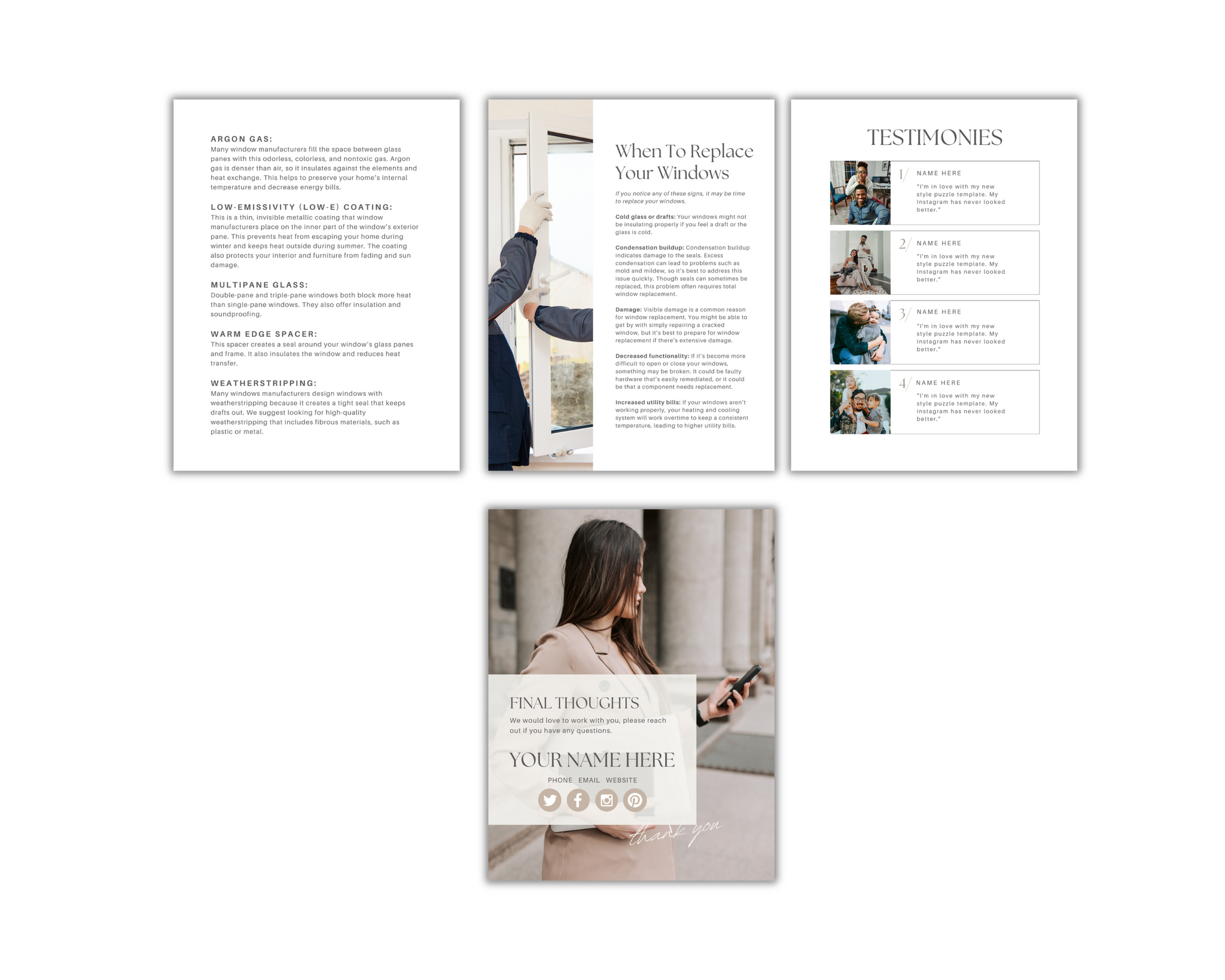 Model Window Guide Window Guide - Real Estate Template – Elevated Agent