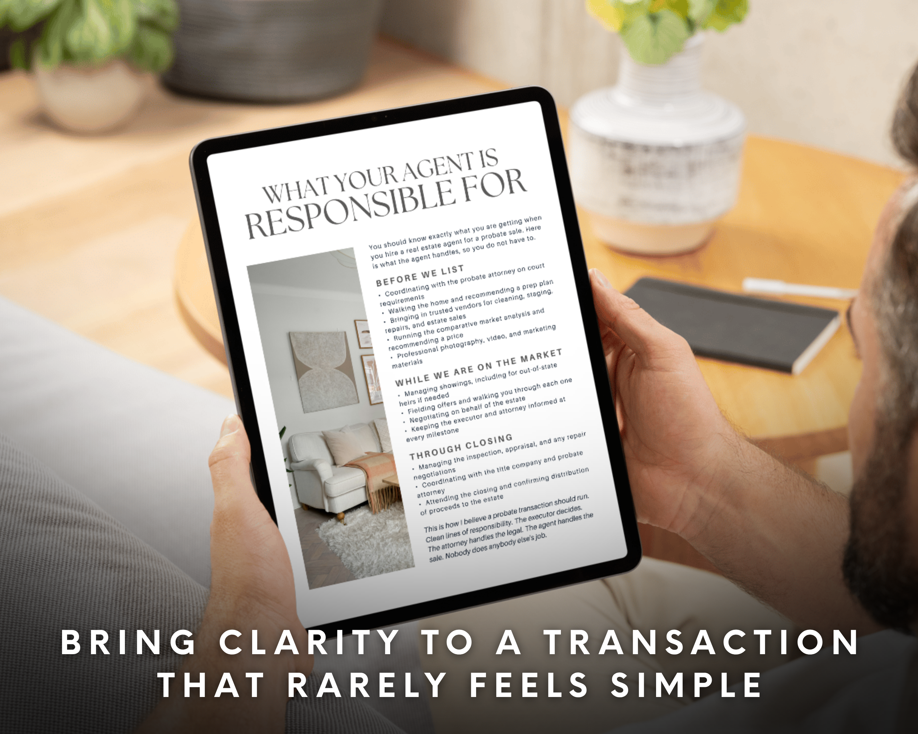 Probate Guide Template - Peaceful Design Style
