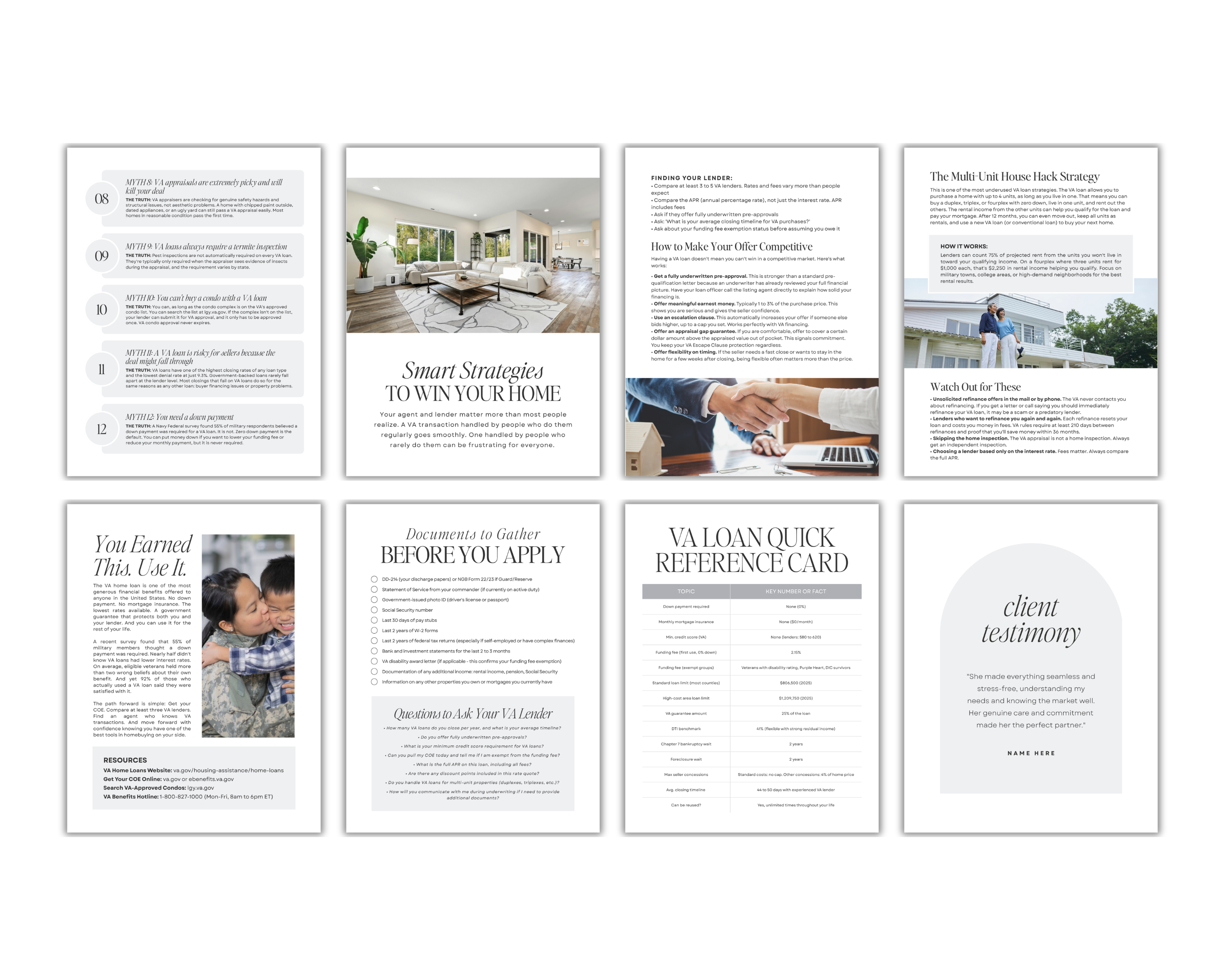 Real Estate VA Homebuyer Guide Template - Veterans Affairs