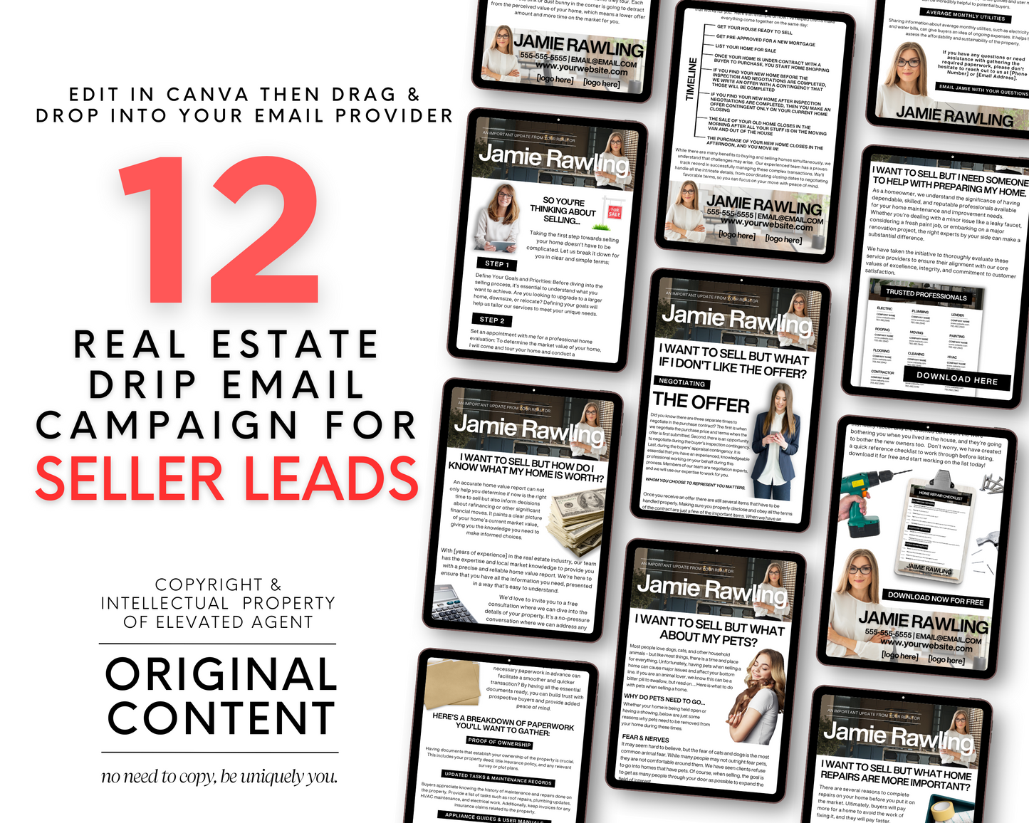 email drip campaign,email real estate,email template,home seller email,home seller packet,listing presentation,real estate buyer,real estate drip,real estate email,realtor email,transaction email