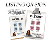 Real Estate Listing QR sign Flyer 4