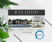 Just Listed Postcard - Real Estate Template