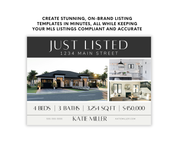 Just Listed Postcard - Real Estate Template