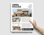 Real Estate Open House Property Flyer - Classic Design Style