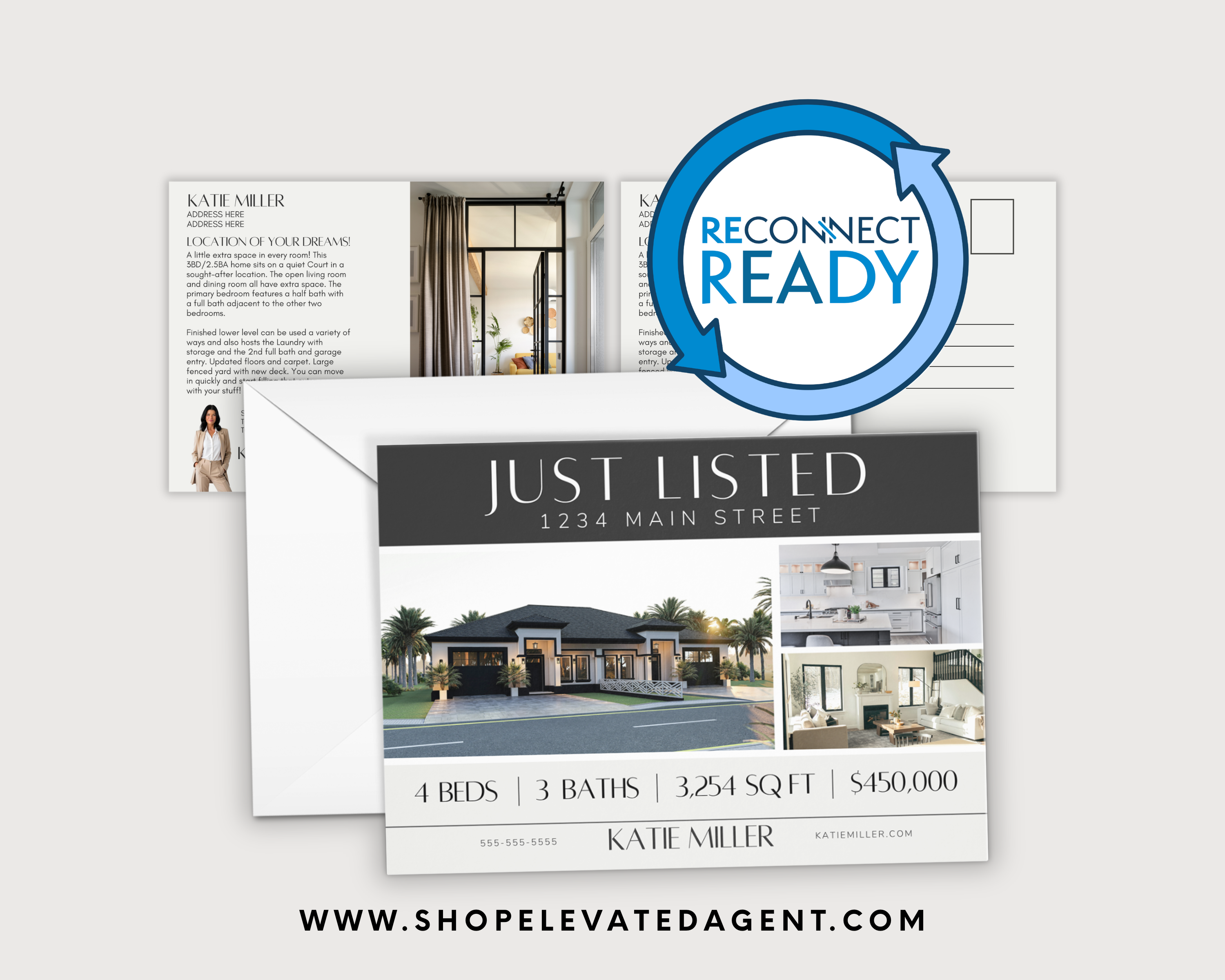 Just Listed Postcard - Real Estate Template