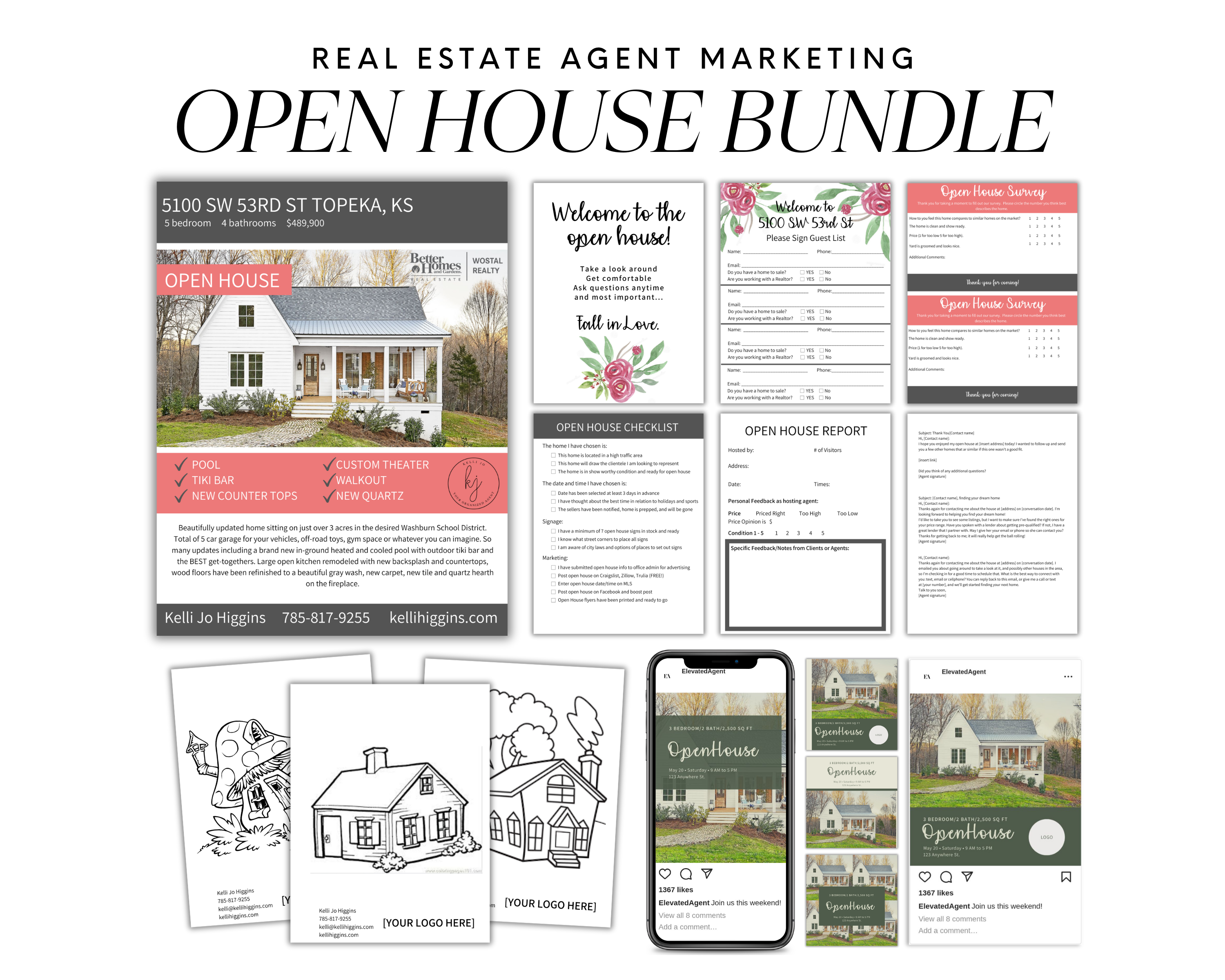 Open House Kit -Real Estate Open House – Elevated Agent