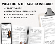 Real Estate Probate Marketing System