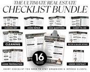 Real Estate Checklist Bundle - Classic Design Style