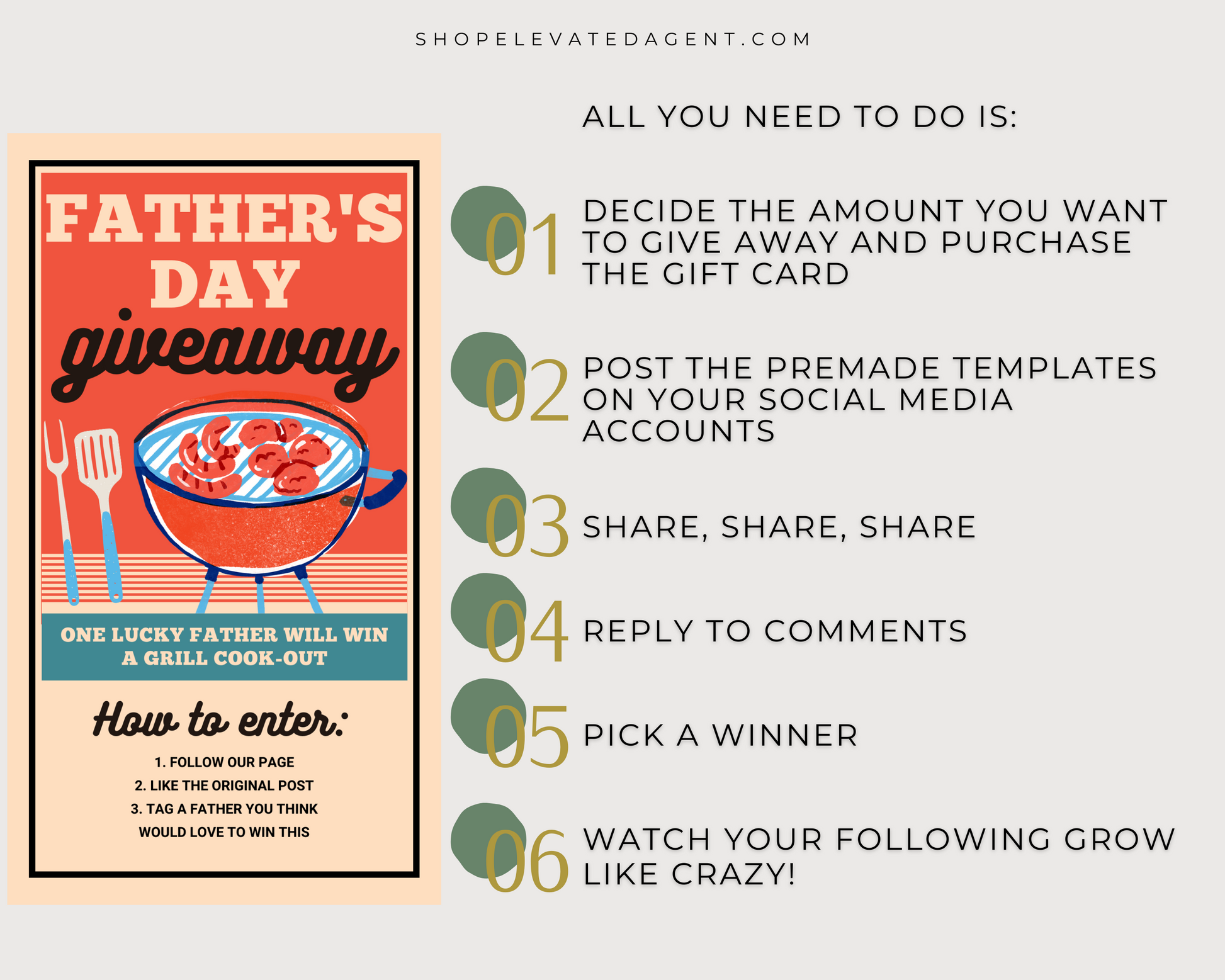 Real Estate Template – Father's Day Giveaway Bundle