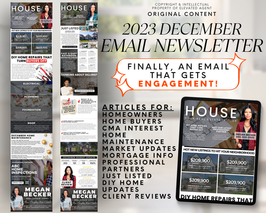 December 2023 Email Newsletter - Real Estate Template